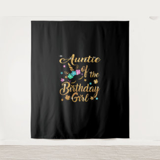Die Tante des Geburtstagskinder-T - Shirt Wandteppich
