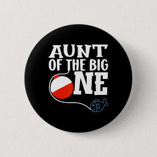 Die Tante des großen Fischfangjungs zum ersten Geb Button