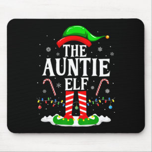 Die Tante Elf Funny Xmas Elf Matching Familie Chri Mousepad