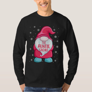 Die Tante Gnom  Gnom Elf Weihnachten Tante passend T-Shirt