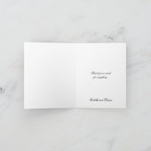 Die Tanz-gotische Hochzeit danken Ihnen Dankeskarte (Innenseite)