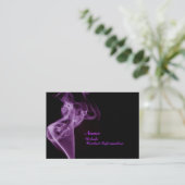 Die Tanz-Visitenkarte Visitenkarte (Stehend Vorderseite)