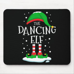 Die tanzende Elf Weihnachtsfamilie, die Weihnachte Mousepad