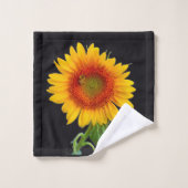 DIE TANZENDE SONNENBLUME BADHANDTUCH SET (Waschlappen)