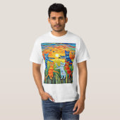 Die Tanzenden Katzen T-Shirt (Vorne ganz)