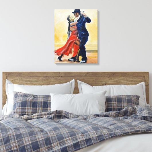 Die Tänzer Leinwanddruck (Insitu (Schlafzimmer))