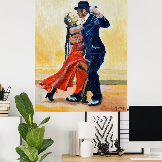 Die Tänzer Poster (Heimbüro)