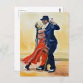 Die Tänzer Postkarte (Vorne/Hinten)