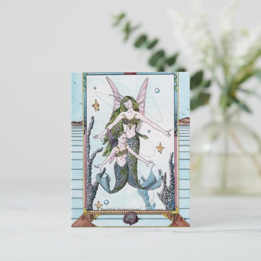 Die Tänzer Postkarte (Stehend Vorderseite)