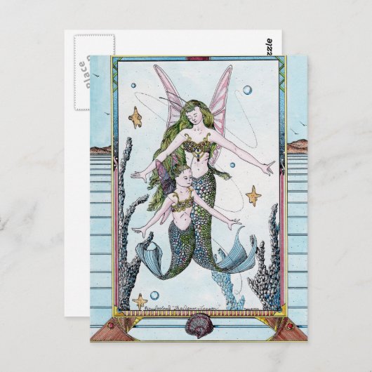 Die Tänzer Postkarte (Vorne/Hinten)