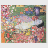 Die Tänzerin, Gustav Klimt Geschenkpapier (Flach)