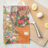 Die Tänzerin, Gustav Klimt Geschirrtuch (Viertel Falte)