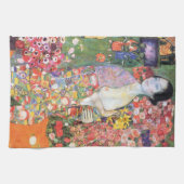 Die Tänzerin, Gustav Klimt Geschirrtuch (Horizontal)