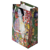 Die Tänzerin, Gustav Klimt Kleine Geschenktüte (Rückseite Schrägansicht)