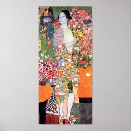 Die Tänzerin, Gustav Klimt Poster (Vorne)