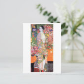 Die Tänzerin, Gustav Klimt Postkarte (Stehend Vorderseite)