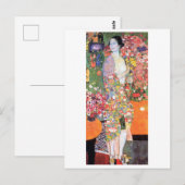 Die Tänzerin, Gustav Klimt Postkarte (Vorne/Hinten)
