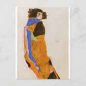 Die Tänzerin Moa von Egon Schiele Postcard Postkarte (Vorderseite)