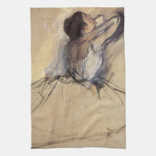 Die Tänzerin von Edgar Degas, Vintag Ballerina Art Handtuch