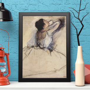Die Tänzerin von Edgar Degas, Vintag Ballerina Art Poster