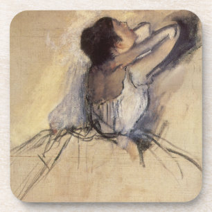 Die Tänzerin von Edgar Degas, Vintag Ballerina Art Untersetzer