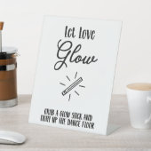 Die Tanzfläche leuchten Sockelschild (In SItu)