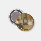 Die Tanzklasse (1870) Edgar Degas Magnet (Vorderseite/Rückseite)