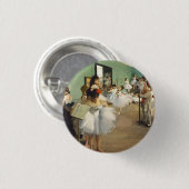 Die Tanzklasse Edgar Degas Button (Vorne & Hinten)
