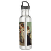 Die Tanzklasse Edgar Degas Edelstahlflasche (Rückseite)