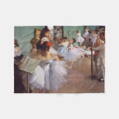 Die Tanzklasse, Edgar Degas Fleecedecke (Vorderseite (Horizontal))