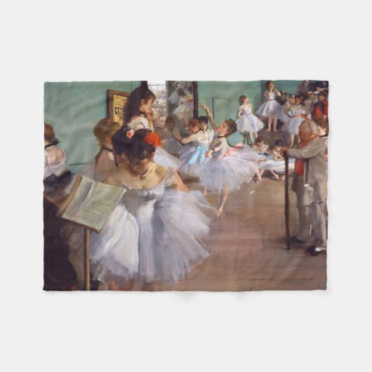 Die Tanzklasse, Edgar Degas Fleecedecke (Vorderseite (Horizontal))