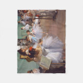 Die Tanzklasse, Edgar Degas Fleecedecke (Vorderseite)