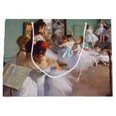 Die Tanzklasse, Edgar Degas große Geschenktasche Große Geschenktüte (Vorderseite)