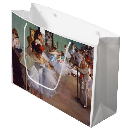 Die Tanzklasse, Edgar Degas Große Geschenktüte (Vorderseite Schrägansicht)