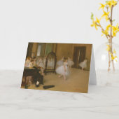 Die Tanzklasse | Edgar Degas Karte (Gelbe Blume)