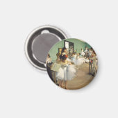 Die Tanzklasse Edgar Degas Magnet (Vorderseite/Rückseite)