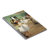 Die Tanzklasse Edgar Degas Notizblock (Rechte Seite)