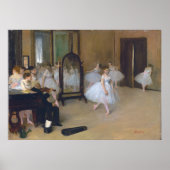 Die Tanzklasse - Edgar Degas Poster (Vorne)