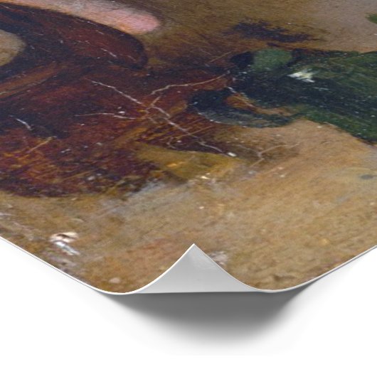 Die Tanzklasse - Edgar Degas Poster (Ecke)