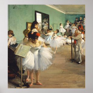 Die Tanzklasse Edgar Degas Poster