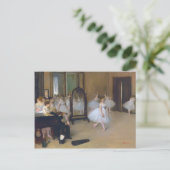 Die Tanzklasse - Edgar Degas Postkarte (Stehend Vorderseite)