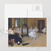Die Tanzklasse - Edgar Degas Postkarte (Vorne/Hinten)