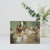 Die Tanzklasse Edgar Degas Postkarte (Stehend Vorderseite)