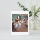 Die Tanzklasse, Edgar Degas Postkarte (Stehend Vorderseite)