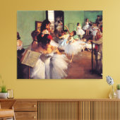 Die Tanzklasse von Edgar Degas Leinwanddruck (Insitu (Wohnzimmer))