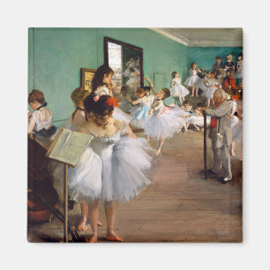 Die Tanzklasse von Edgar Degas Magnet