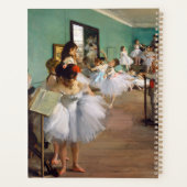 Die Tanzklasse von Edgar Degas Planer (Rückseite)