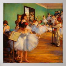 Die Tanzklasse von Edgar Degas