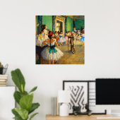 Die Tanzklasse von Edgar Degas Poster (Heimbüro)