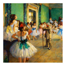 Die Tanzklasse von Edgar Degas